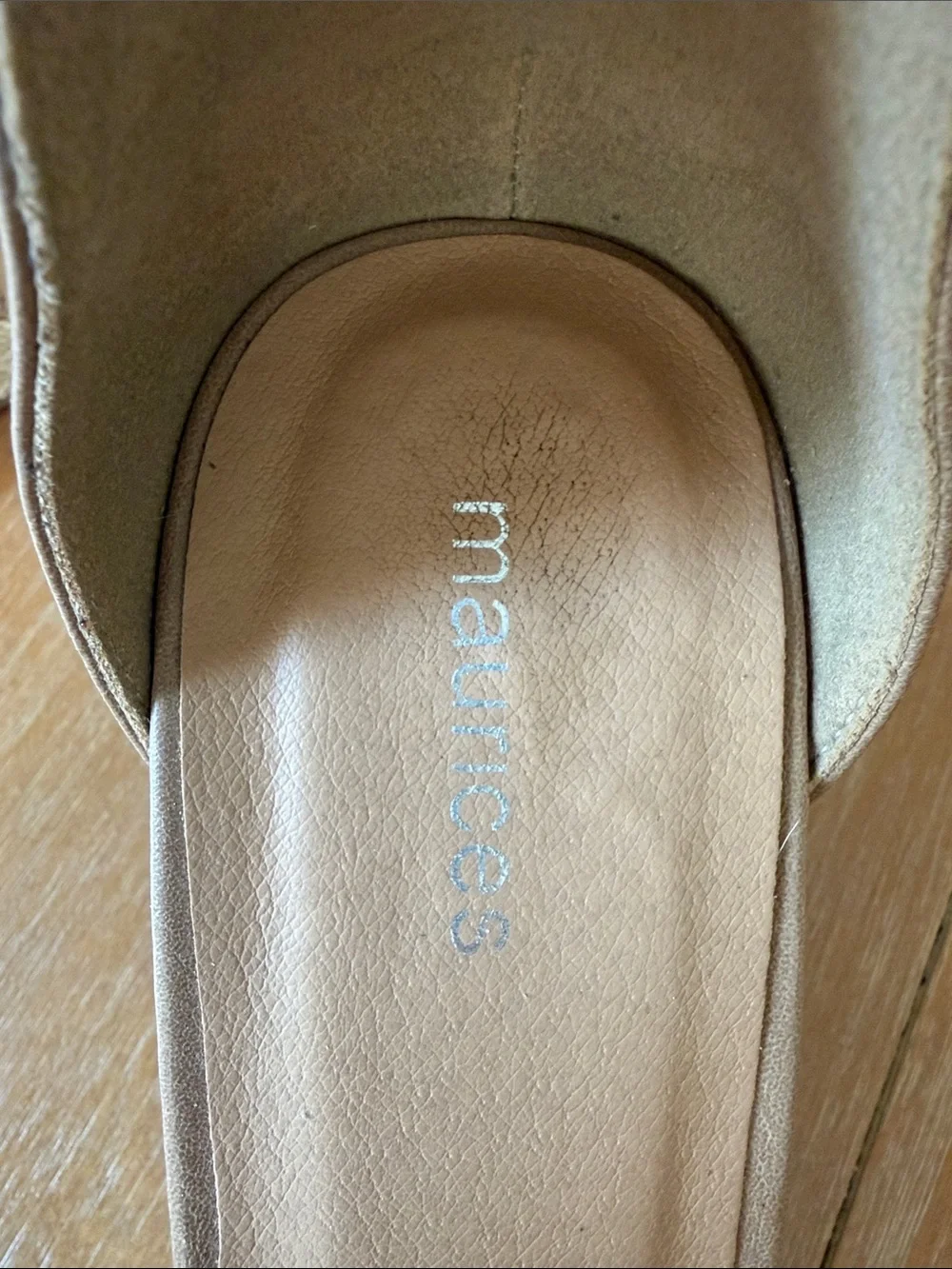 White Textured  Ankle Strap wedge